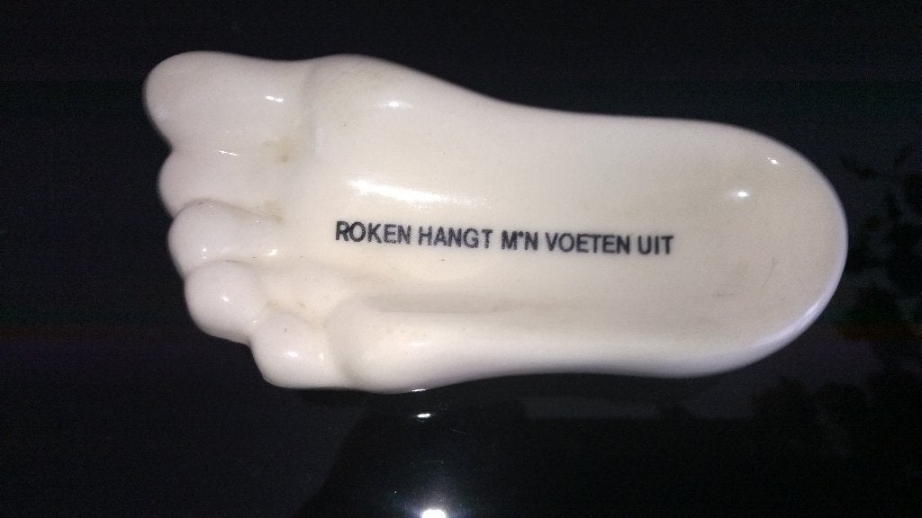 Asbak ; roken hangt mijn voeten uit, Ophalen of Verzenden, Nieuw, Asbak
