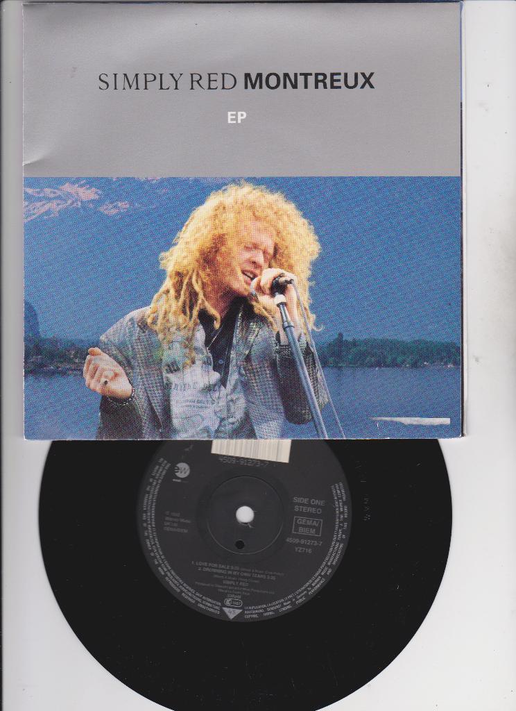 Simply Red – Montreux EP   1992  nMINT, CD & DVD, Vinyles Singles, Comme neuf, EP, Pop, 7 pouces, Enlèvement ou Envoi