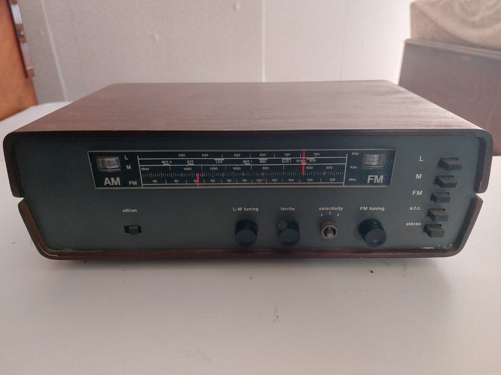 retro stereo-ontvanger of tuner, TV, Hi-fi & Vidéo, Enlèvement