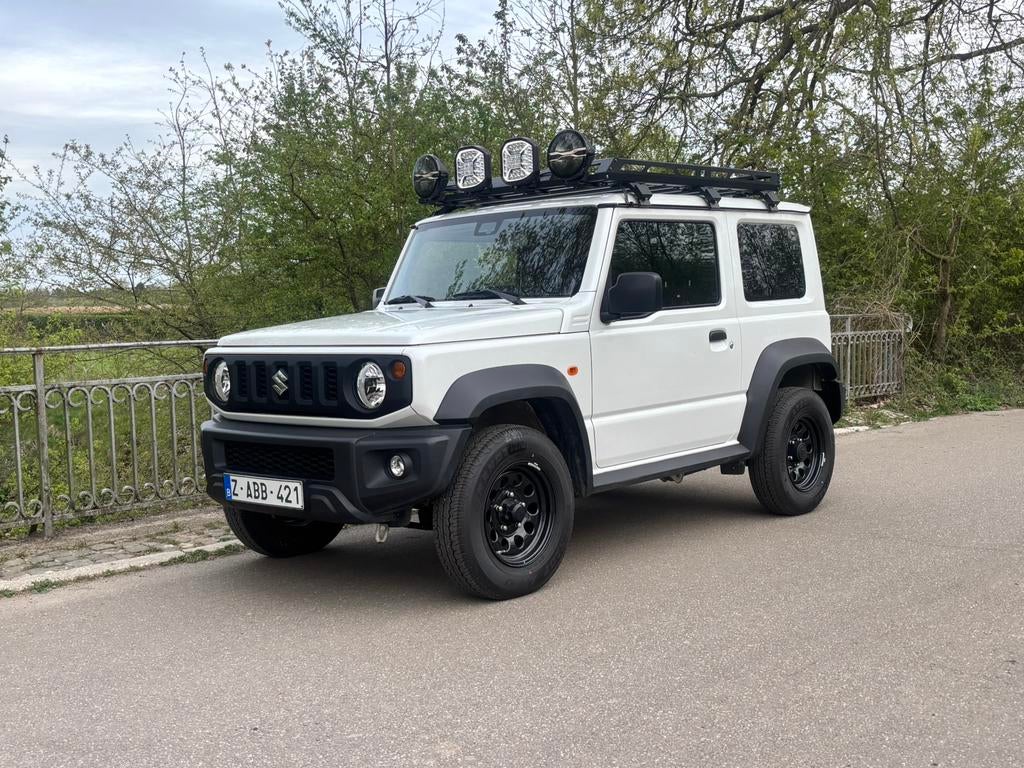 Suzuki Jimny HJ, white pearl, 2024, roofrack,verstralers…, 75 kW, 4 cilinders, 1165 kg, Wit