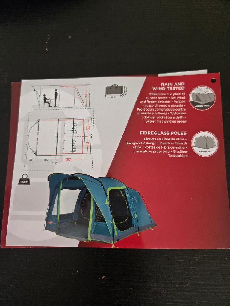 Tent Coleman, Ophalen, Nieuw, Tot en met 4