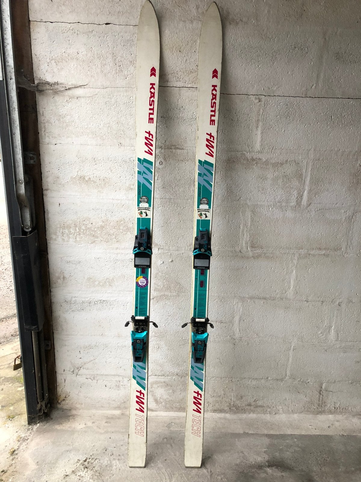 Oude ski's en stokken, Ophalen, Gebruikt, Ski's