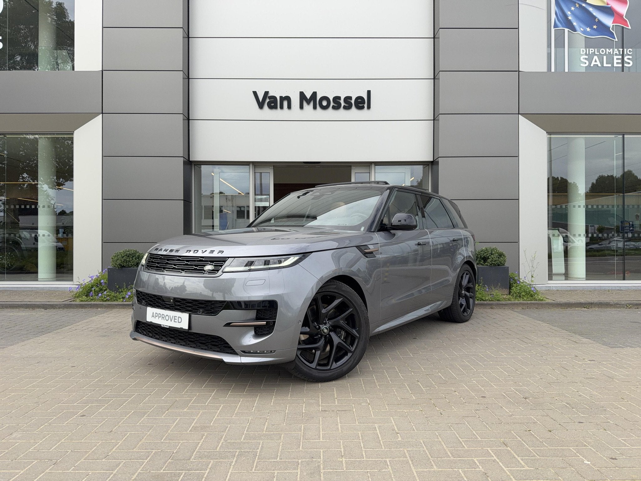 Land Rover Range Rover Sport P510e Autobiography (bj 2023), Auto's, Land Rover, Bedrijf, Te koop, 360° camera, 4x4, Adaptive Cruise Control