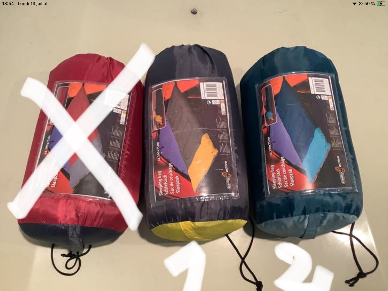 SAC DE COUCHAGE NEUF  7 € ~ CAMP ACTIVE ~, Enlèvement, Neuf