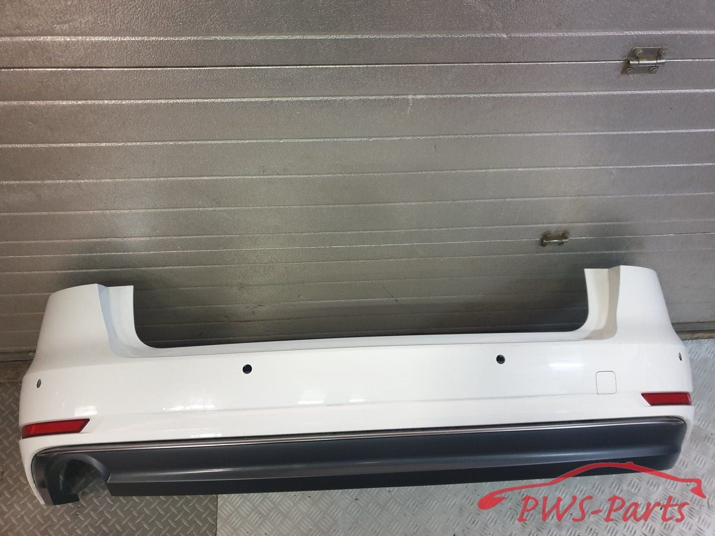 AUDI A4 8W B9 AVANT ACHTERBUMPER ORIGINEEL WIT, Arrière, -, Audi, Enlèvement