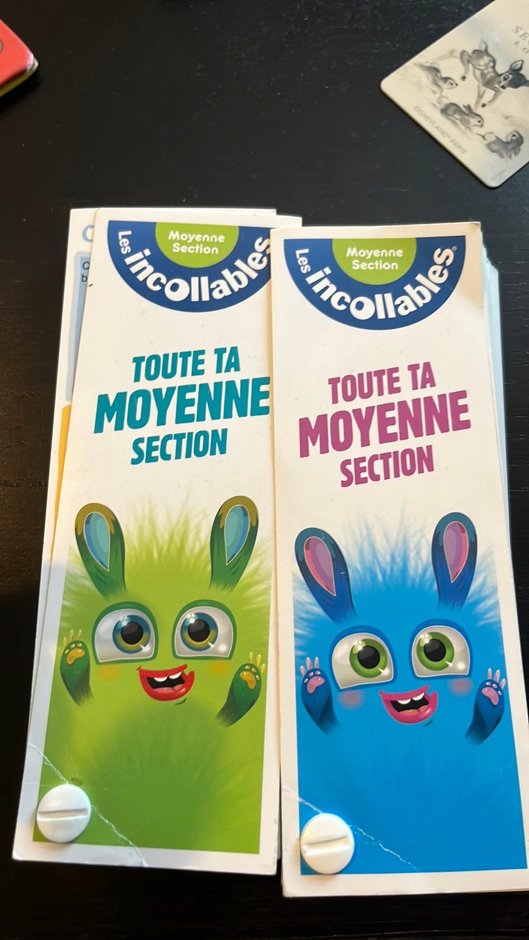 Les incollables moyenne section, Enlèvement