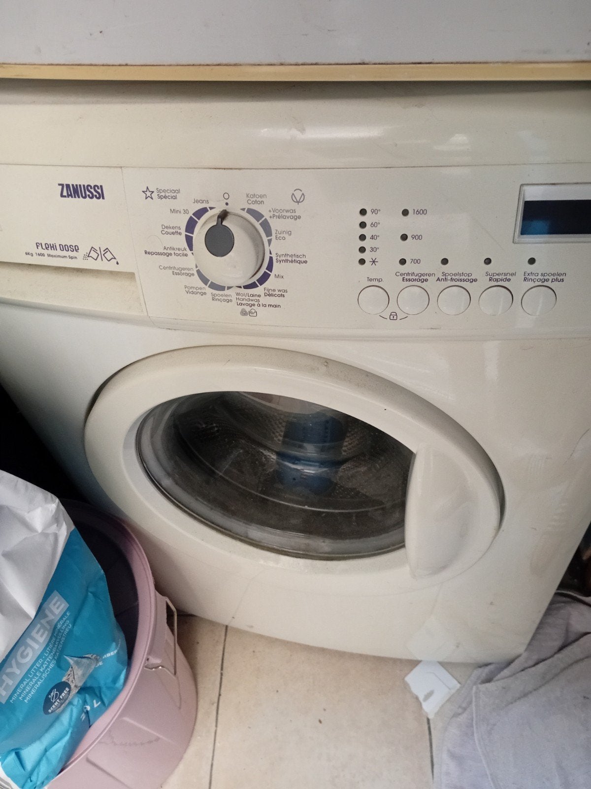 Wassmachine, Ophalen