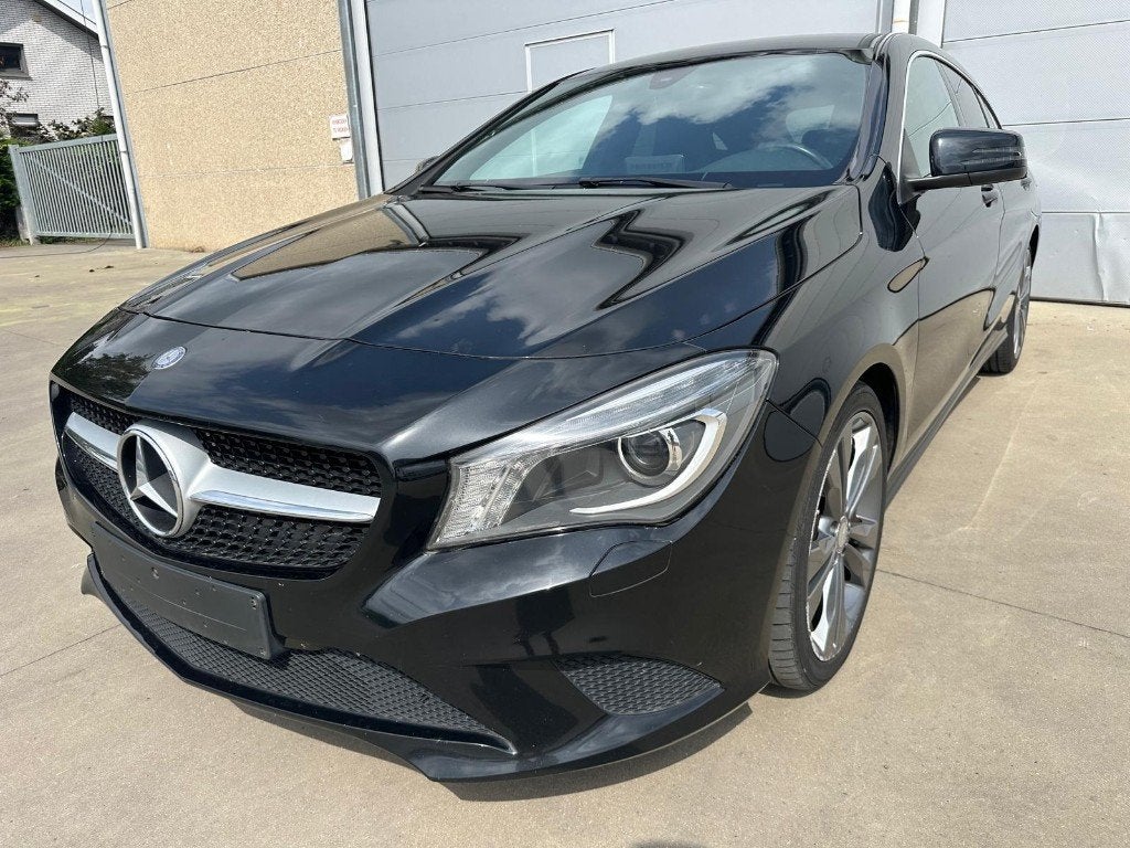 Mercedes-Benz CLA  |  AUTOMAAT | NAVI | CAMERA | EURO 6, Auto's, CLA, Achterwielaandrijving, Zwart, Leder