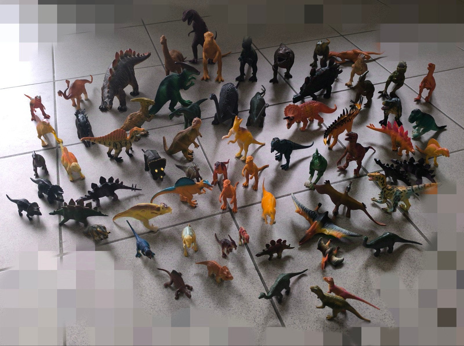 Groot lot dinosaurussen Jurassic Park/Jurassic World, Ophalen, Zo goed als nieuw