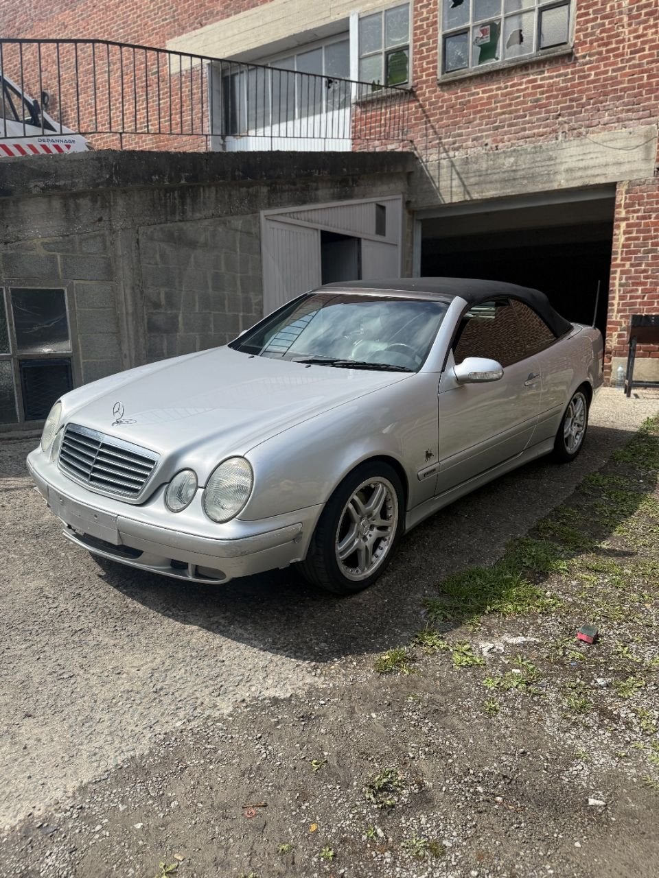 Mercedes-Benz CLK-Klasse 200 EXPORT MARCHAND / LPG - KOMPRES, Auto's, Mercedes-Benz, Te koop, CLK, Metaalkleur, Open dak, Benzine