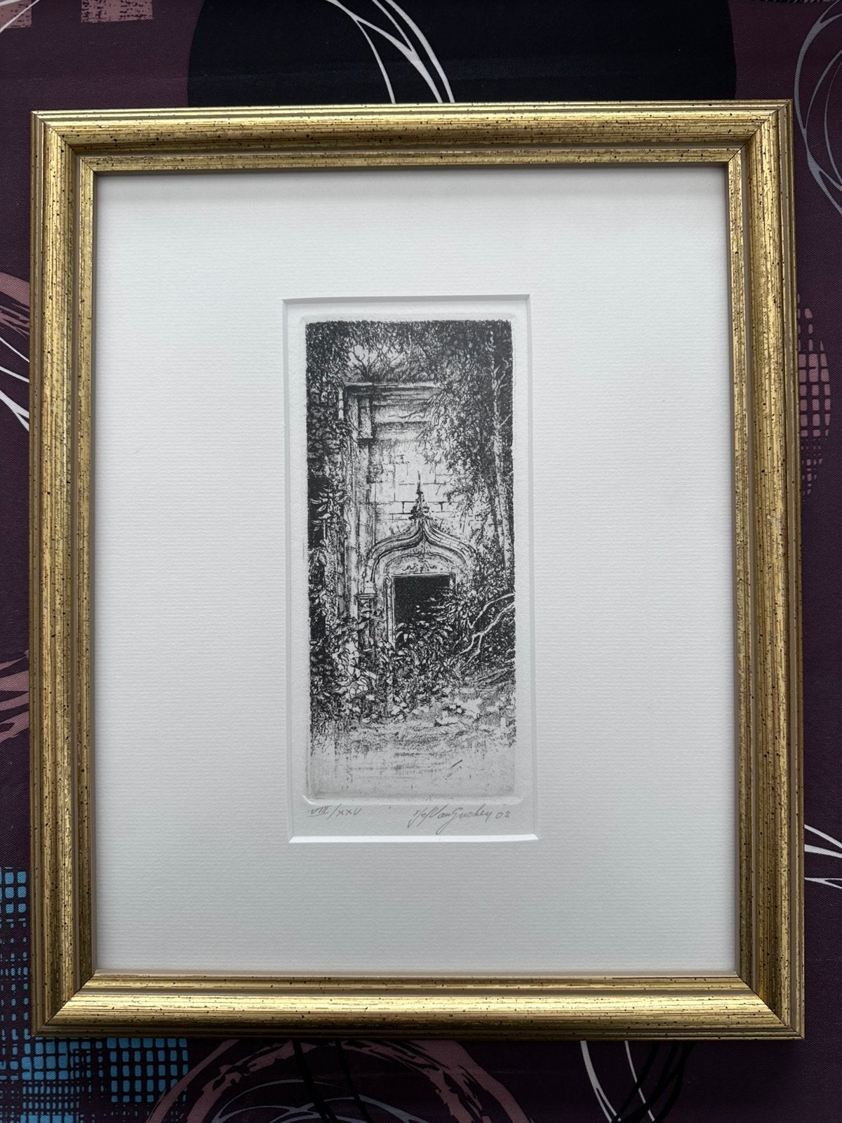 Ets van kunstenaar Jef Van Grieken in mooie staat, Antiek en Kunst, Ophalen, Ets