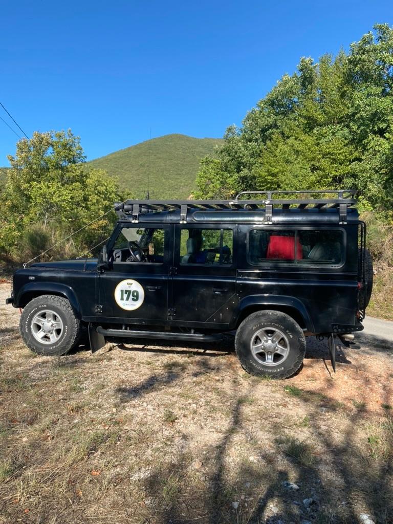 Defender 110 TD5 te koop, Auto's, Land Rover, Stof, Zwart, 9 zetels, Defender