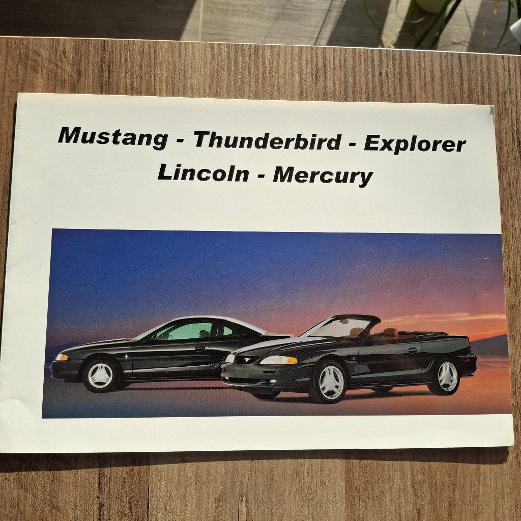 MUSTANG - THUNDERBIRD - EXPLORER - LINCOLN - MERCURY, Ophalen of Verzenden, Nieuw, Ford