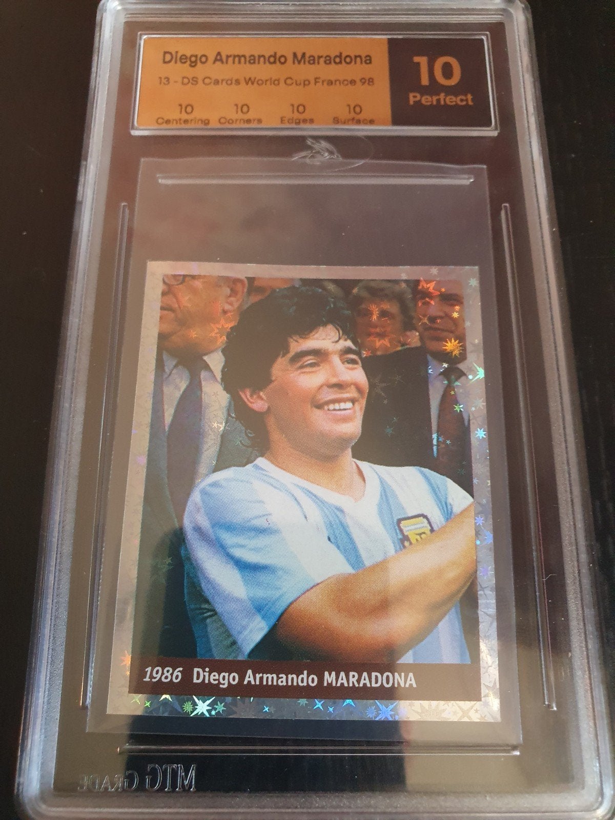 Diego Maradona MTG 10 perfect, Ophalen of Verzenden, Zo goed als nieuw, Plaatje