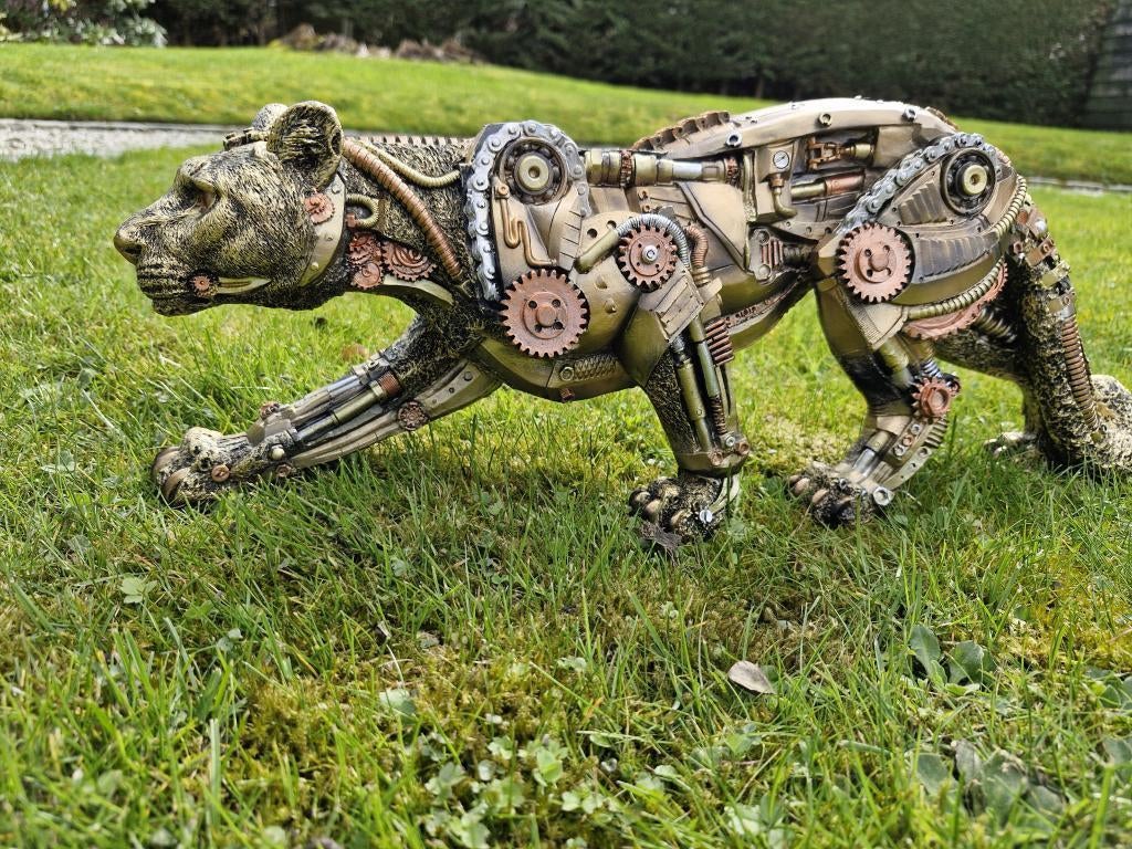 Steampunk Panter, Ophalen of Verzenden