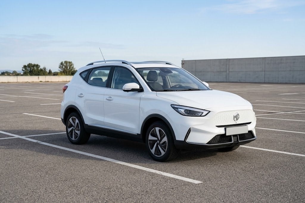 MG ZS EV 72.6 kWh Luxury  2025  10.000km  État irréprochable, Autos, Achat, ZS, Noir, 5 portes