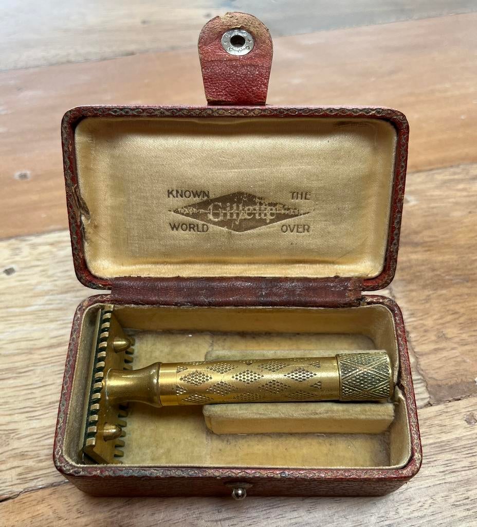 US Gillette Scheermes in doosje jaren 20/30, Ophalen of Verzenden