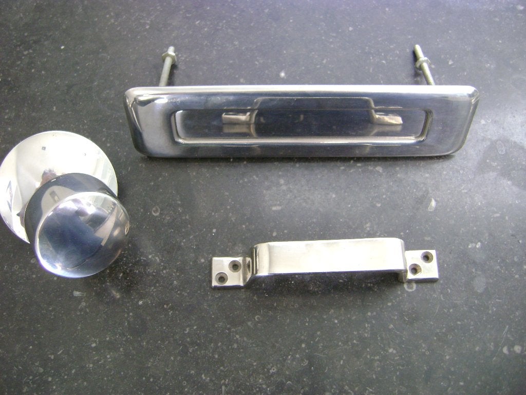 Vintage deurbeslag, Enlèvement ou Envoi, Neuf, Métal, Porte extérieure