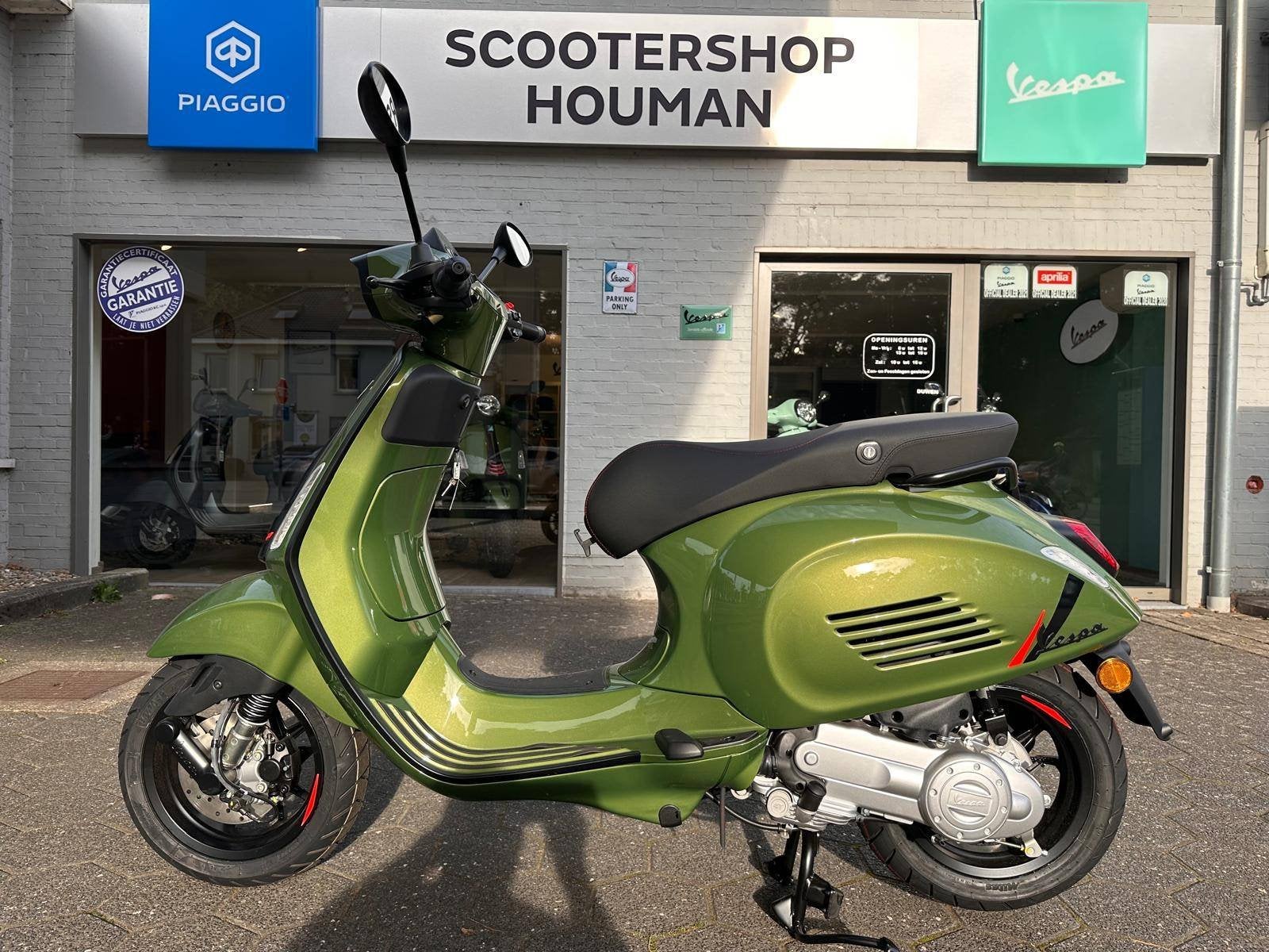 Vespa Sprint S 50cc 80th 45Km/h Verde Ribelle (nr.11), Nieuw, Benzine, 50 cc, Vespa S