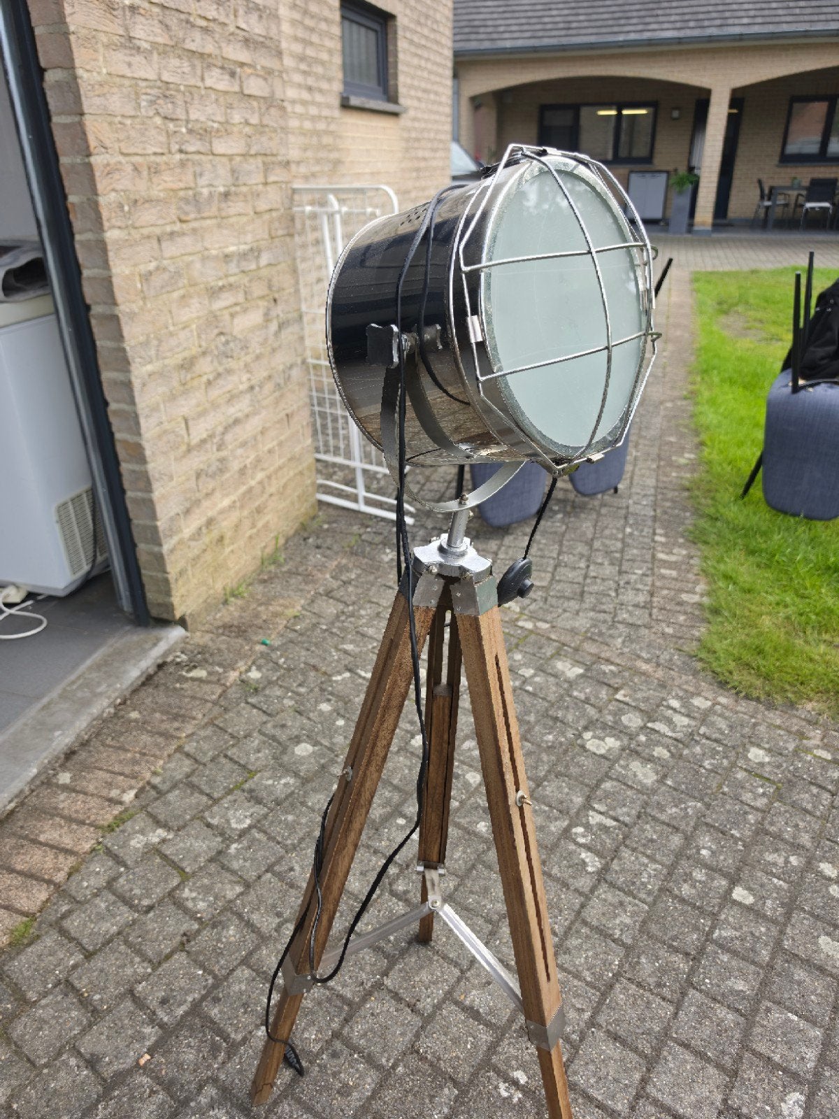 Industriële lamp, Huis en Inrichting, Lampen | Vloerlampen, Ophalen