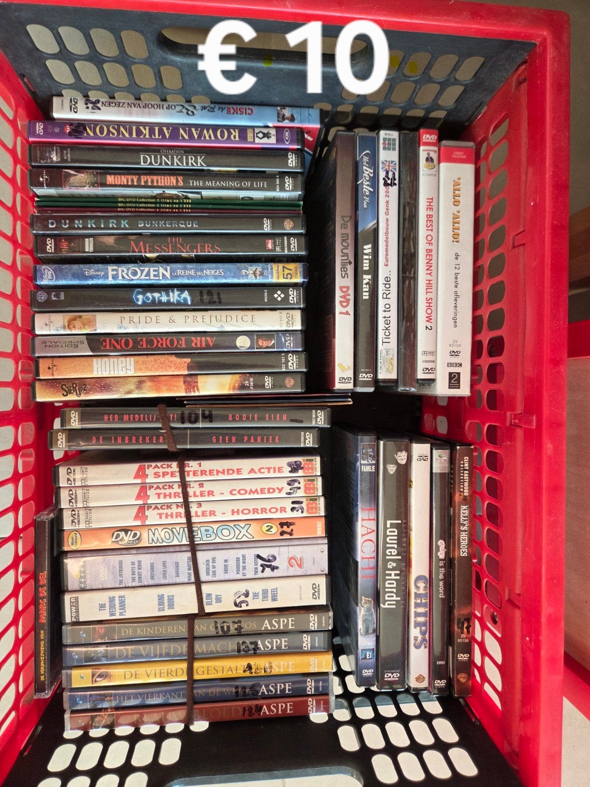 lot dvd's, Ophalen