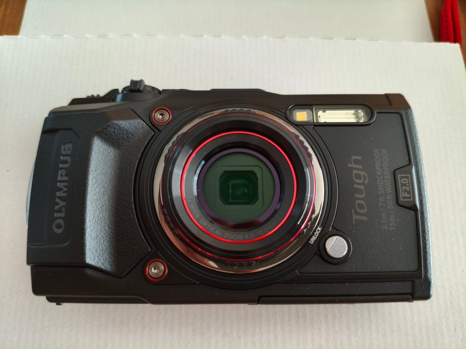 Olympus Tough TG-6 – Zeer nette staat – Compleet in doos, Audio, Tv en Foto, Fotocamera's Digitaal, Ophalen, GPS, Zo goed als nieuw