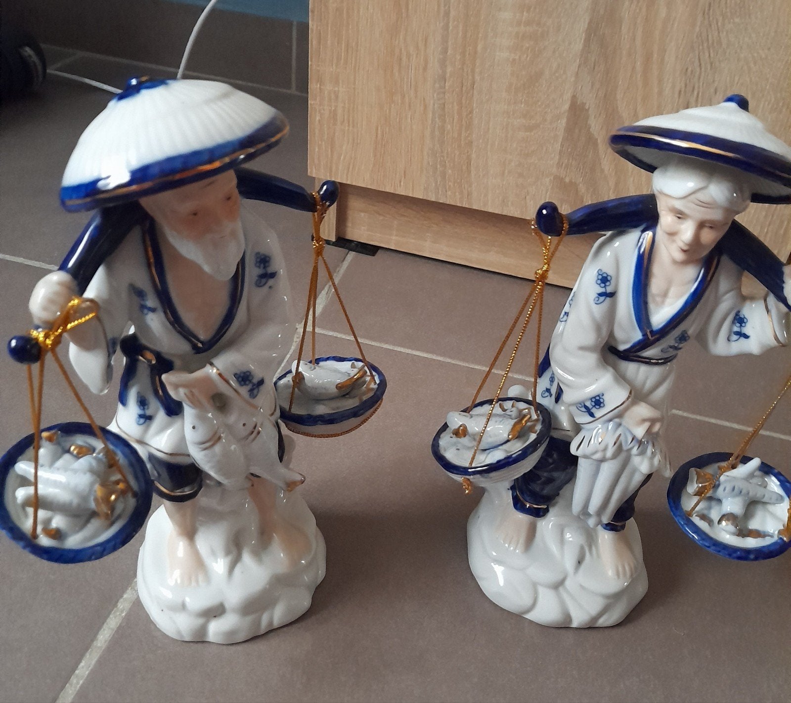 2 x beelden, Ophalen of Verzenden, Zo goed als nieuw, Mens