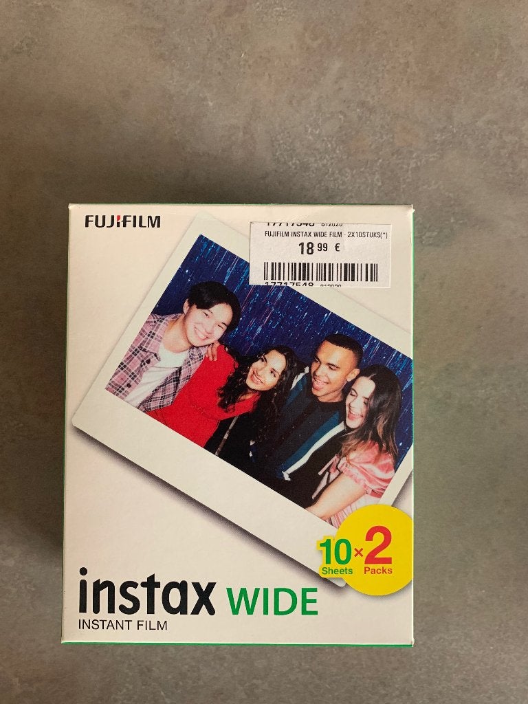 Fujifilm instax wide film, Audio, Tv en Foto, Fotocamera's Analoog, Ophalen of Verzenden, Nieuw, Fuji