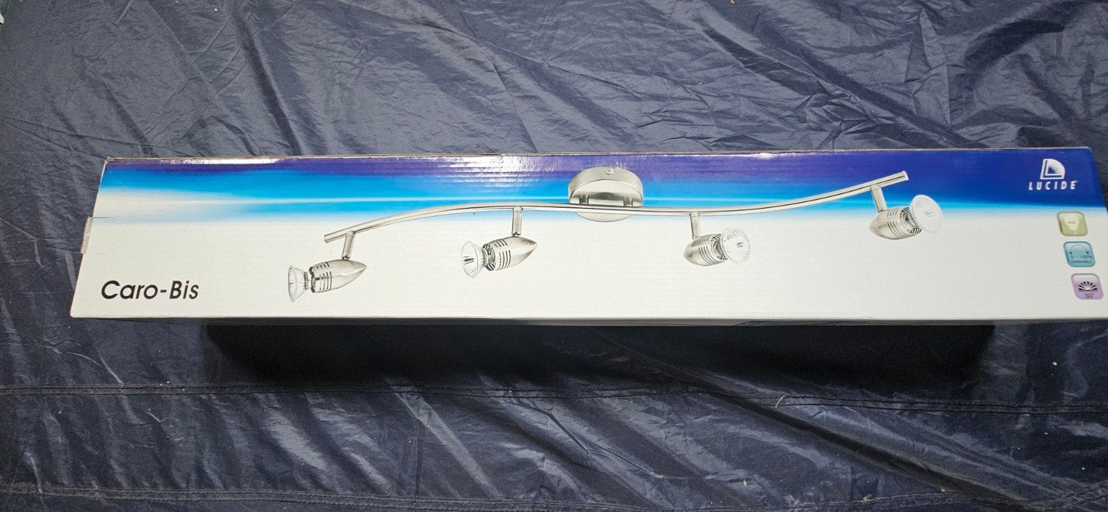 plafonnier 4 spots neuf, Maison & Meubles, Neuf, Design, Enlèvement, Dimmable