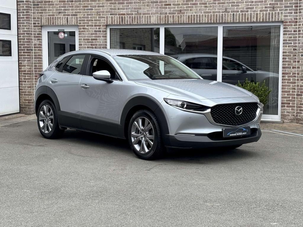 Mazda CX-30 2.0 M-HYBRID (150pk) / Trekhaak / 46000km, Argent ou Gris, Entreprise, Entretenue par le concessionnaire, Noir