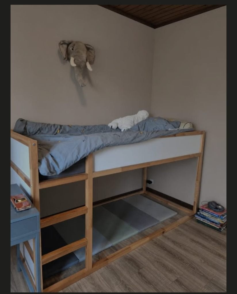 Eenpersoonsbed hoogslaper, Huis en Inrichting, Ophalen, Gebruikt, Eenpersoons, 200 cm