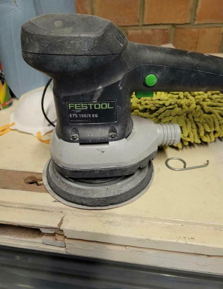 Festool ETS 150/5 EQ schuurmachine, Ophalen of Verzenden, Zo goed als nieuw