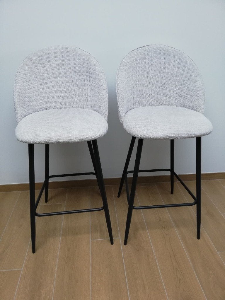 Barstoel 2 stuks, Avec repose-pieds, 2 tabourets, Comme neuf, Enlèvement