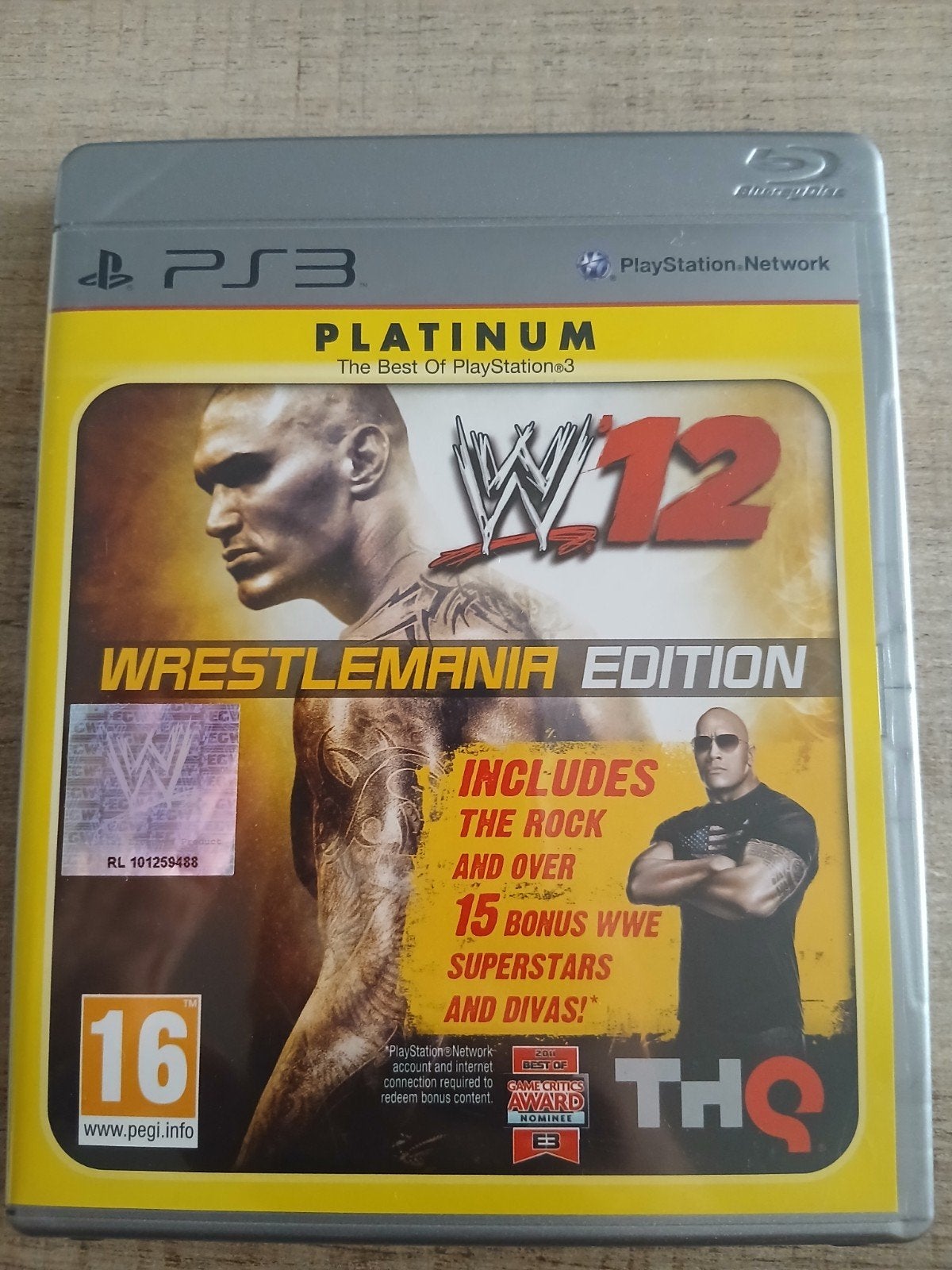 WWE '12 Wrestlemania Ed, PS3, Consoles de jeu & Jeux vidéo, Enlèvement, Combat, À partir de 18 ans
