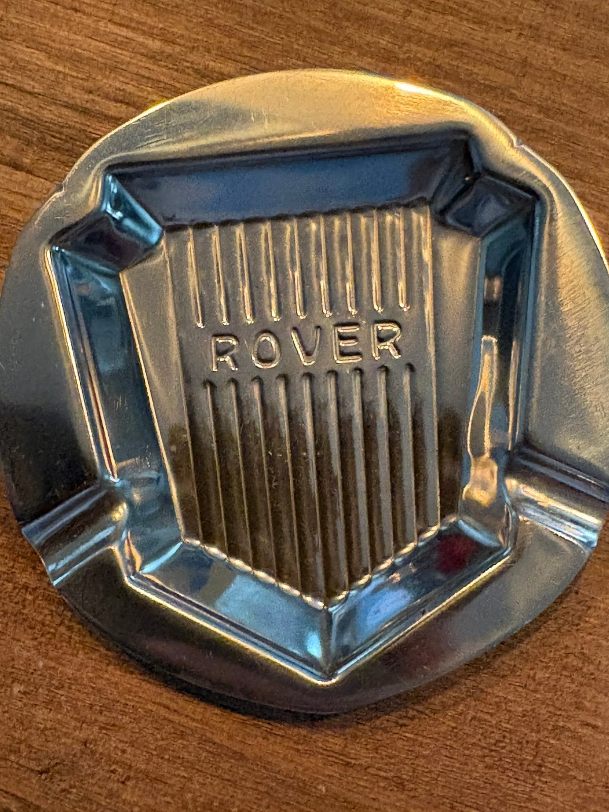 Vintage rover aluminium automobilia asbak, Verzenden