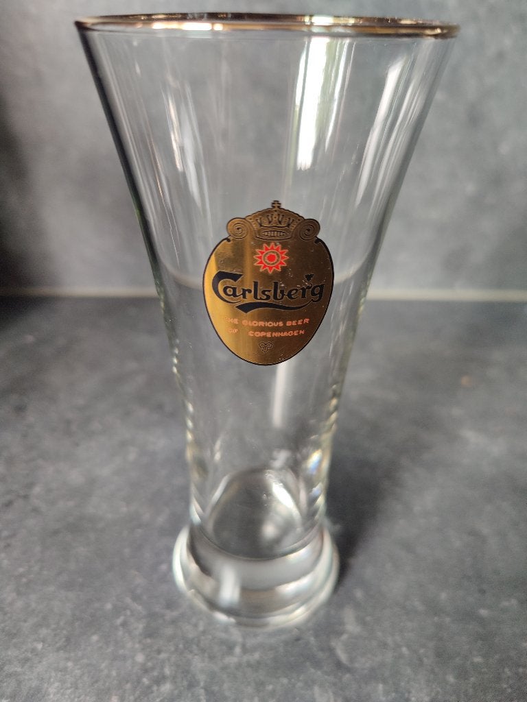 Carlsberg glazen, Verzamelen, Ophalen, Zo goed als nieuw, Glas of Glazen, Overige merken