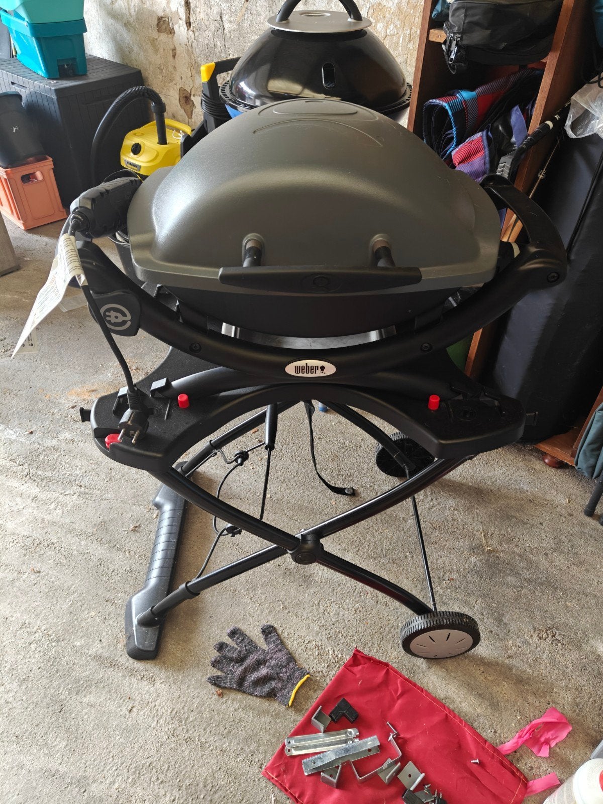 Weber elektrische bbq, Jardin & Terrasse, Barbecues électriques, Enlèvement