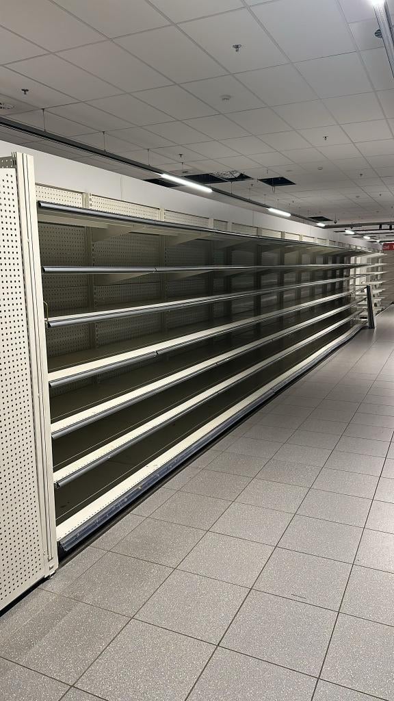 étagères de vente au détail à double lot 45 m, Articles professionnels, Enlèvement