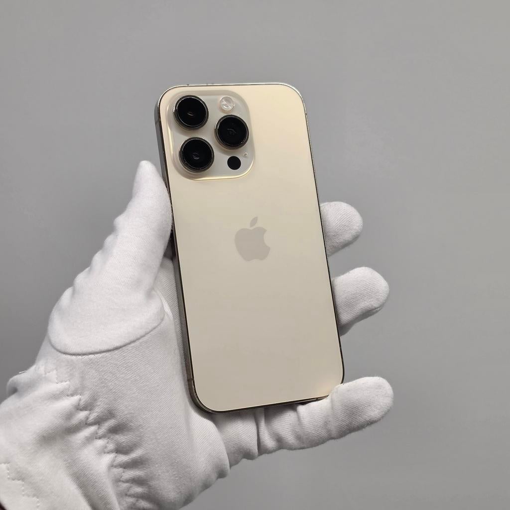 IPHONE 14 PRO 5G 128GB GOLD, Telecommunicatie, Mobiele telefoons | Hoesjes en Screenprotectors | Apple iPhone, Ophalen, IPhone 14 Pro