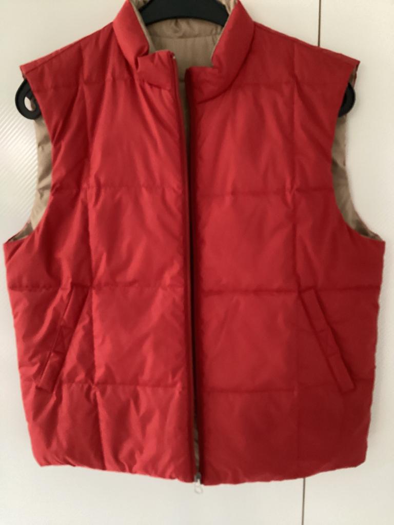 Bodywarmer maat 36/38 omkeerbaar, Kleding | Dames, Ophalen, Zo goed als nieuw, Maat 36 (S), Rood
