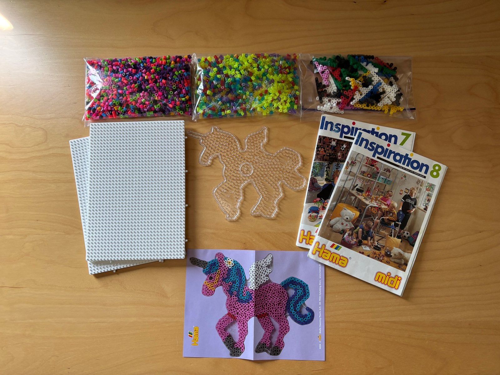 Pakket strijkparels HAMA, Kinderen en Baby's, Speelgoed | Educatief en Creatief, Zo goed als nieuw, Knutselen, Ophalen