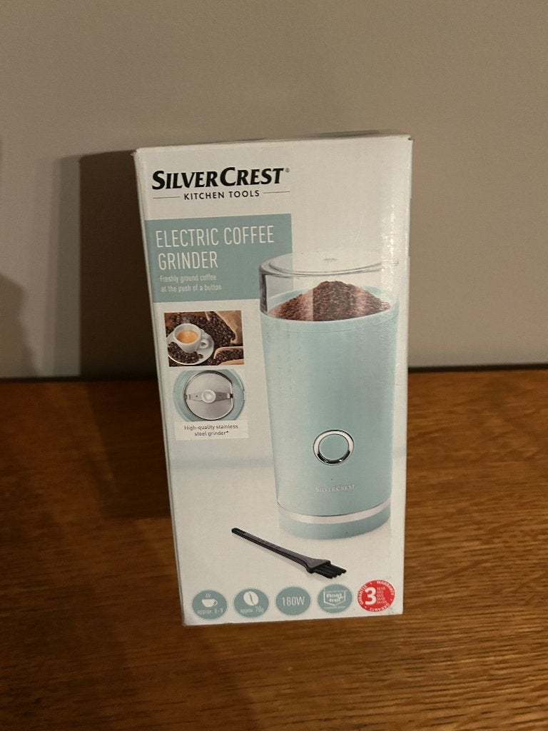 SilverCrest elektrische koffiemolen, Ophalen, Zo goed als nieuw, Overige merken, Koffiemolen