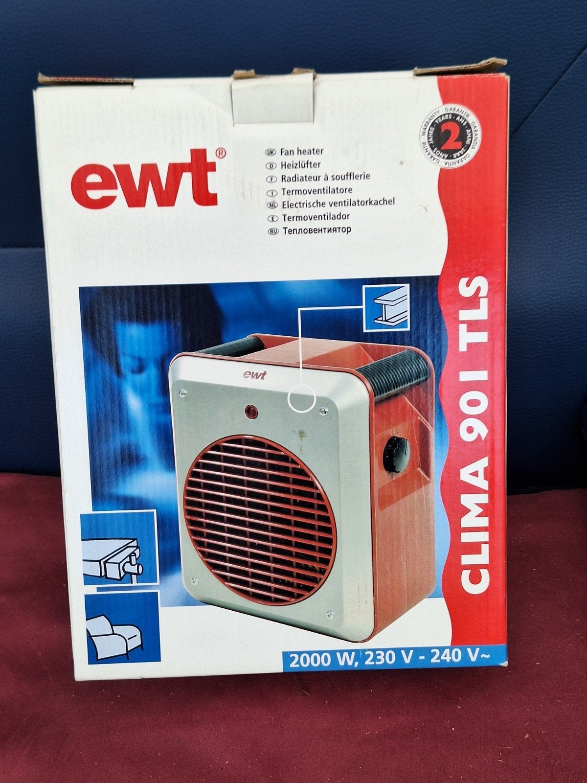 ewt vuurtje, Bricolage & Construction, 800 watts ou plus, Moins de 60 cm, Comme neuf, Enlèvement