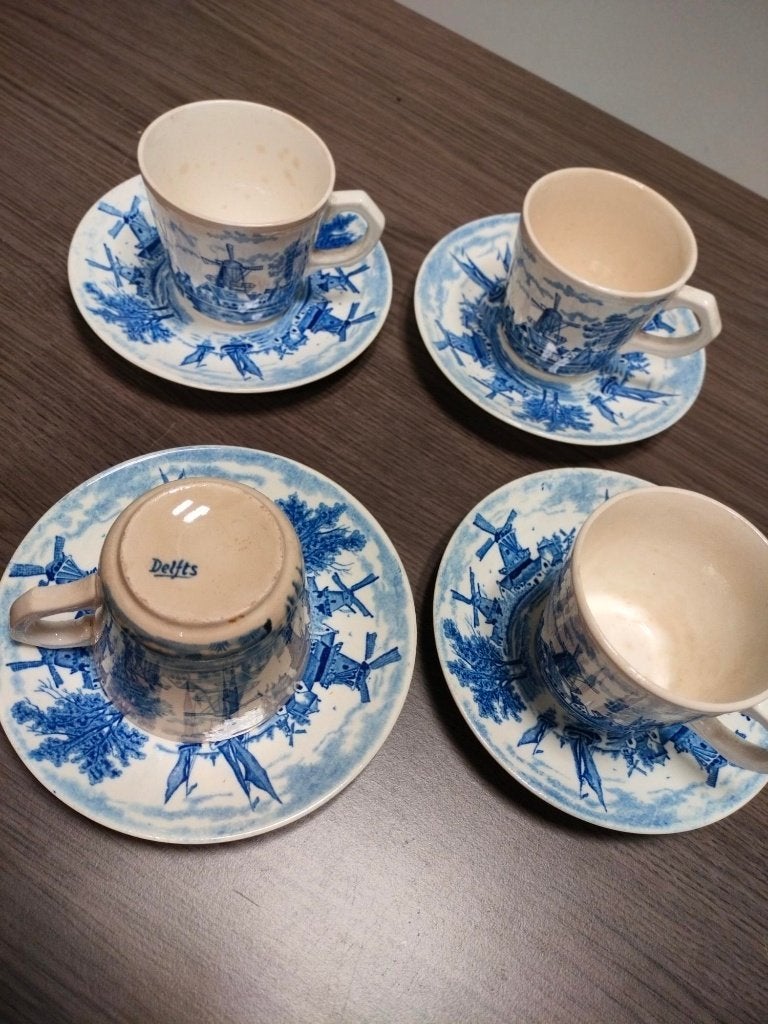 Delfts blauw servies, Antiek en Kunst, Ophalen