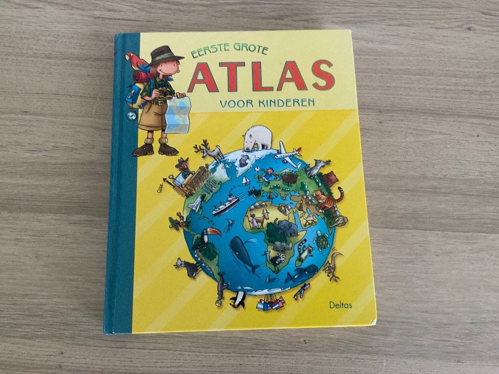 Boek: delta’s: eerste grote atlas voor kinderen, Boeken, Ophalen, Gelezen, Non-fictie