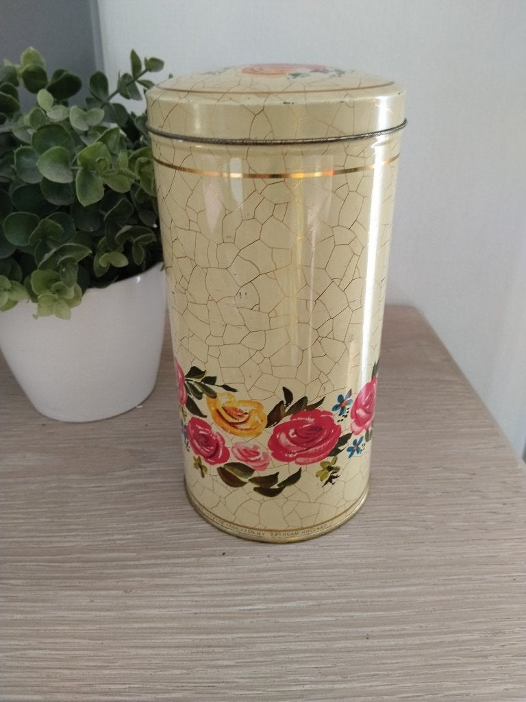 vintage blikken doos, Ophalen of Verzenden, Zo goed als nieuw