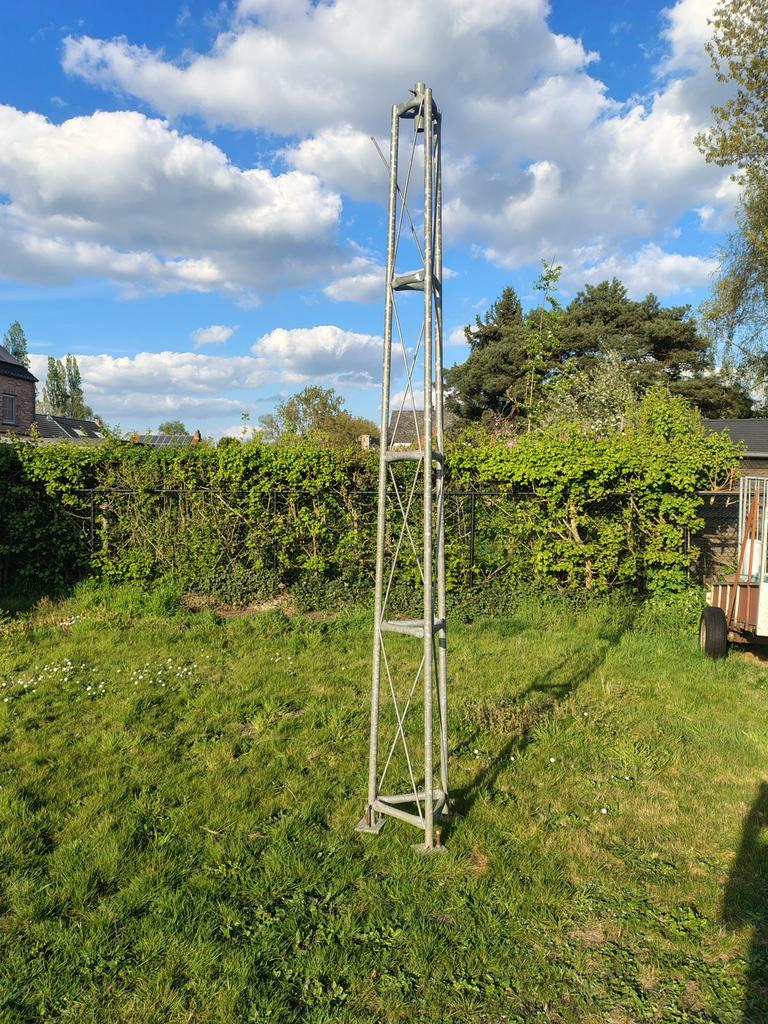 Licht mast / gegalvaniseerde verlichtingspaal, Ophalen, Gebruikt