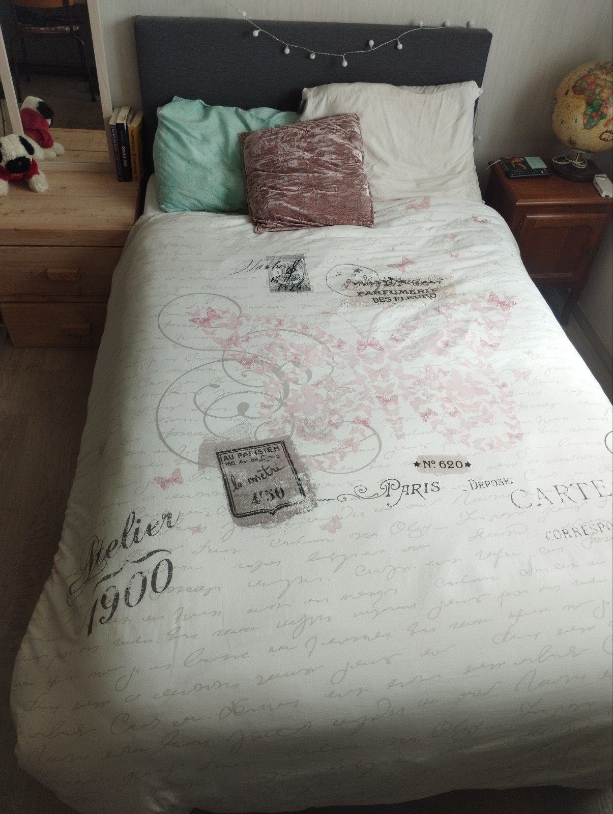 Bed 120x200 (boxspring + matras), Maison & Meubles, Chambre à coucher | Chambres à coucher complètes, Enlèvement