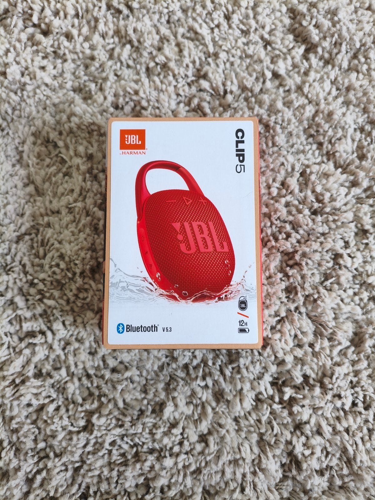 Jbl Clip 5 Red nouveau ! (Non ouvert), Bluetooth, Enlèvement ou Envoi, Neuf, JBL
