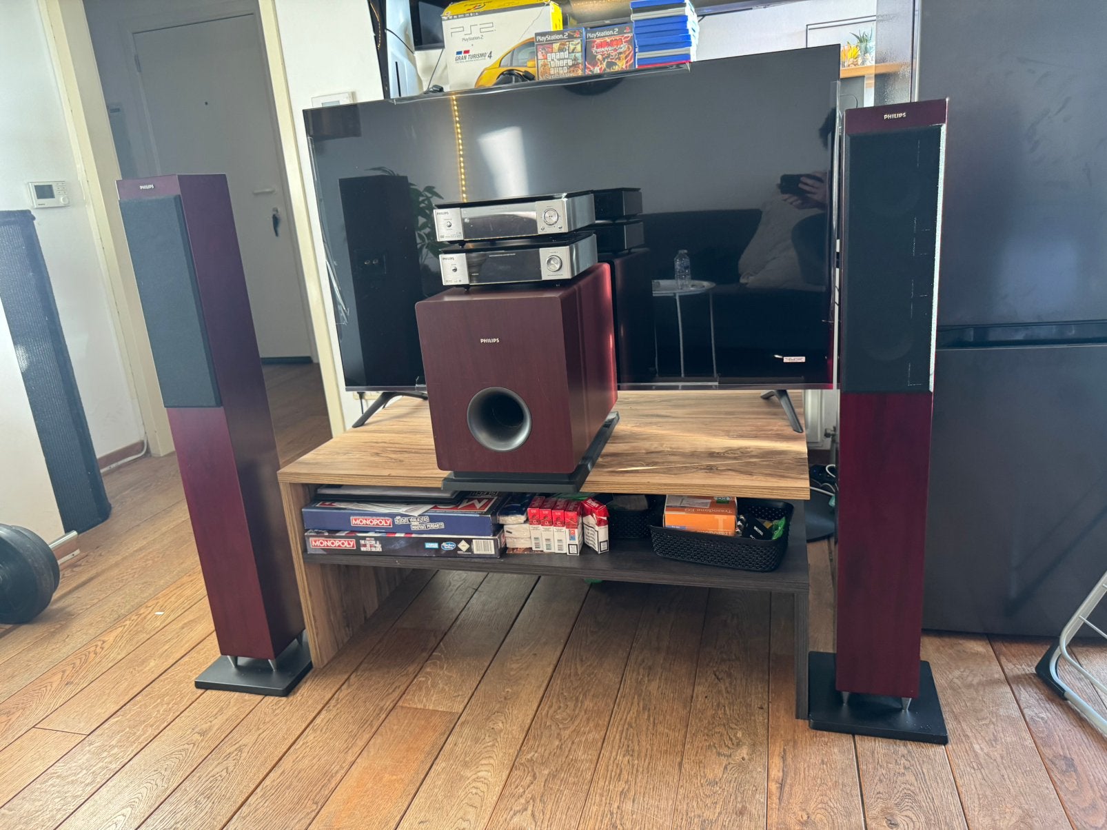 Philips home cinema stereo set, Audio, Tv en Foto, Home Cinema-sets, Ophalen of Verzenden, Zo goed als nieuw, Philips